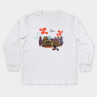 Rome Kids Long Sleeve T-Shirt